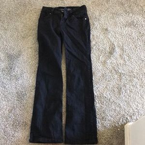Black Wrangler Bootcut Jeans